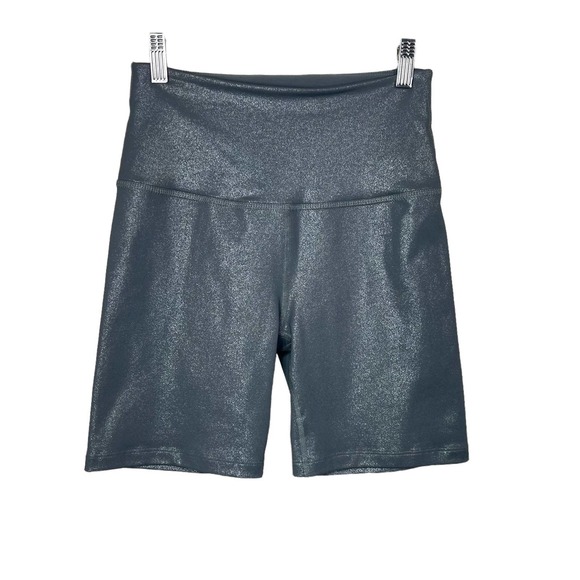 Metallic Yoga Shorts